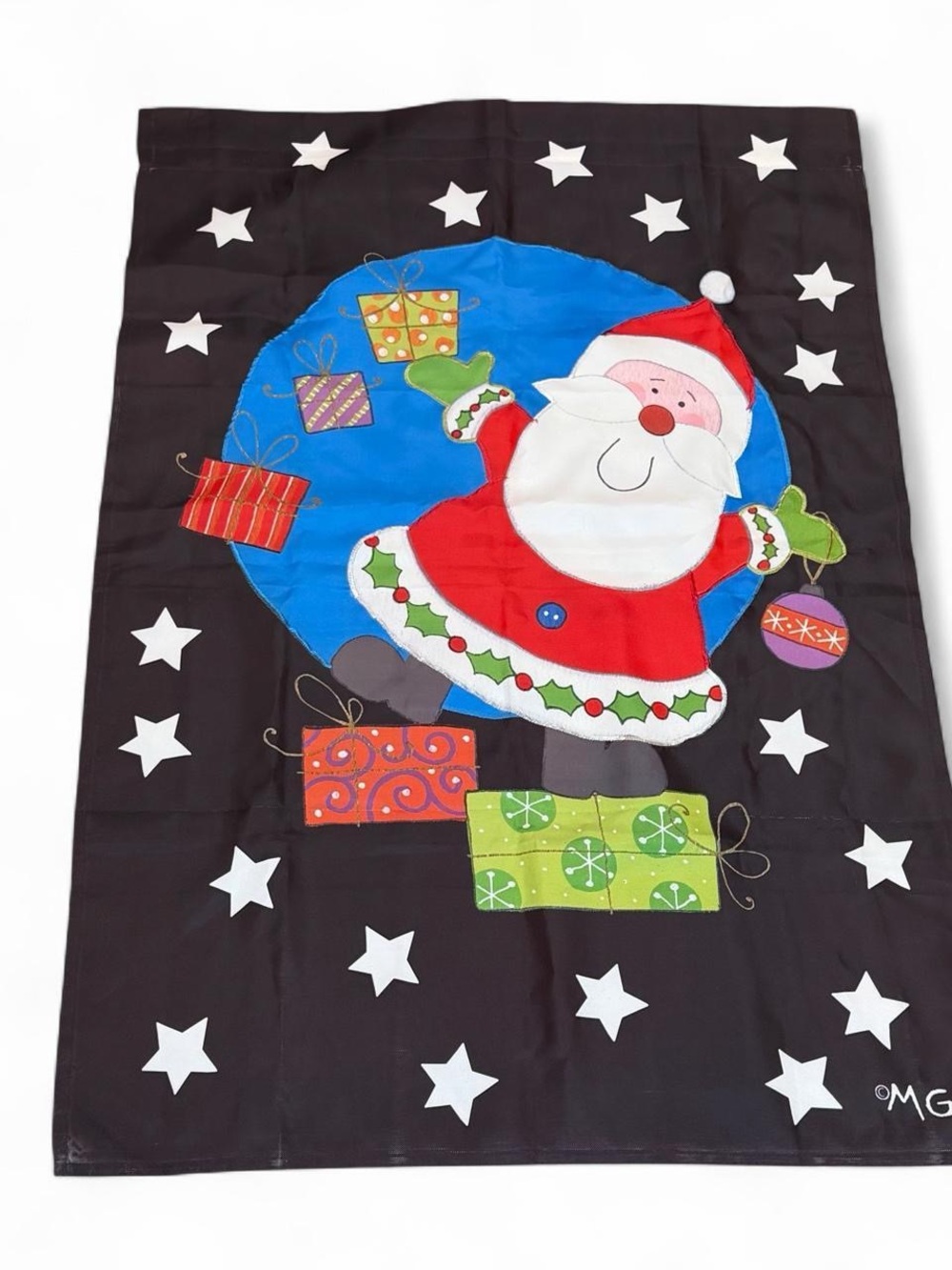 Happy Jolly Santa Juggling
Large Porch Yard FLAG 28x40 inches